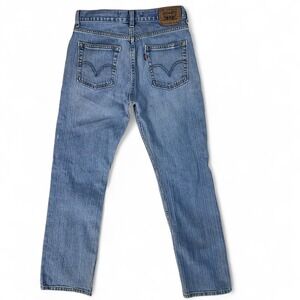 Levi's 514 Boys Size 16 Reg 28x28 Straight Fit Blue‎ Denim Jeans Cotton Stretch